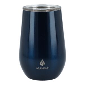 Manna Stainless Steel Tumbler Navy Shimmer Manna Stainless Steel Tumbler Navy Shimmer
